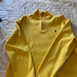 Yellow polo sweater size large